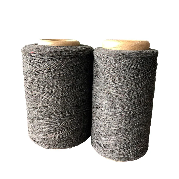 Filato di guanto grigio scuro NE 3.5