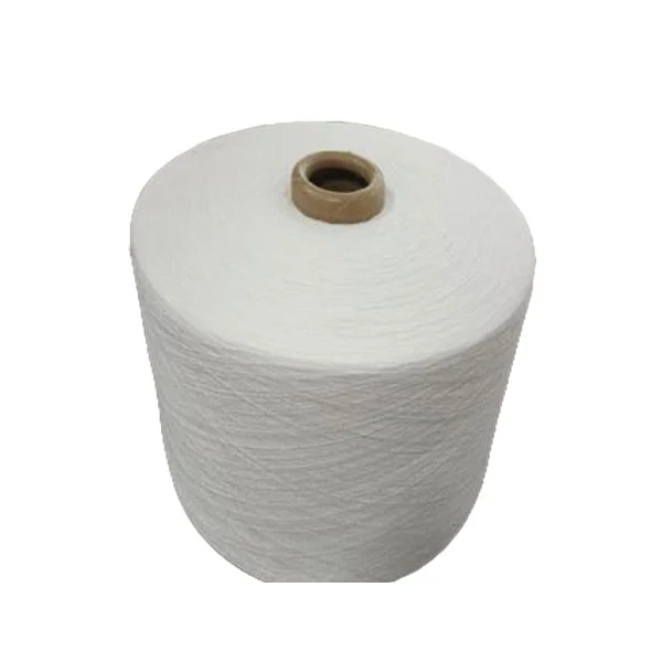 Filato di poliestere di cotone bianco NE 20/1